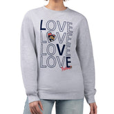 Florida Panthers G-III 4Her by Carl Banks Women's Lots Of Love Team Logo Graphic Pullover Sweatshirt - Heather Gray | NHL online