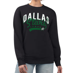 Dallas Stars G-III 4Her by Carl Banks Women's Filigree Team Graphic Fleece Pullover Sweatshirt - Black | NHL on sale