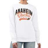 Anaheim Ducks G-III 4Her by Carl Banks Women's Filigree Team Graphic Fleece Pullover Sweatshirt - White | NHL online
