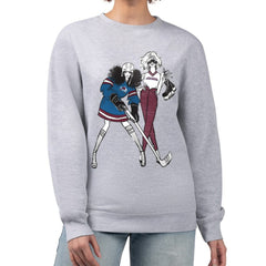 Colorado Avalanche G-III 4Her by Carl Banks Women's Hockey Girls Team Graphic Fleece Pullover Sweatshirt - Heather Gray | NHL sale
