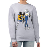 Buffalo Sabres G-III 4Her by Carl Banks Women's Hockey Girls Team Graphic Fleece Pullover Sweatshirt - Heather Gray | NHL Clearance