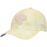 Jacksonville Jaguars New Era Women's Frond 9TWENTY Adjustable Hat - Cream - NFL