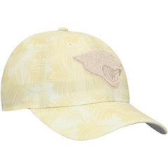 Jacksonville Jaguars New Era Women's Frond 9TWENTY Adjustable Hat - Cream - NFL