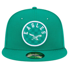 Philadelphia Eagles New Era Checkered 59FIFTY Fitted Hat - Kelly Green - NFL
