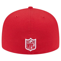 San Francisco 49ers New Era Checkered 59FIFTY Fitted Hat - Scarlet - NFL
