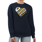 Indiana Pacers G-III 4Her by Carl Banks Women's Heart Graphic Fleece Pullover Sweatshirt Navy