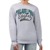 Philadelphia Eagles G-III 4Her by Carl Banks Women's Filigree Logo Graphic Fleece Pullover Sweatshirt - Heather Gray - NFL
