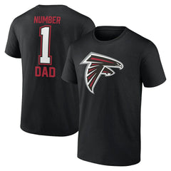 Atlanta Falcons Father's Day #1 Dad T-Shirt - Black - NFL
