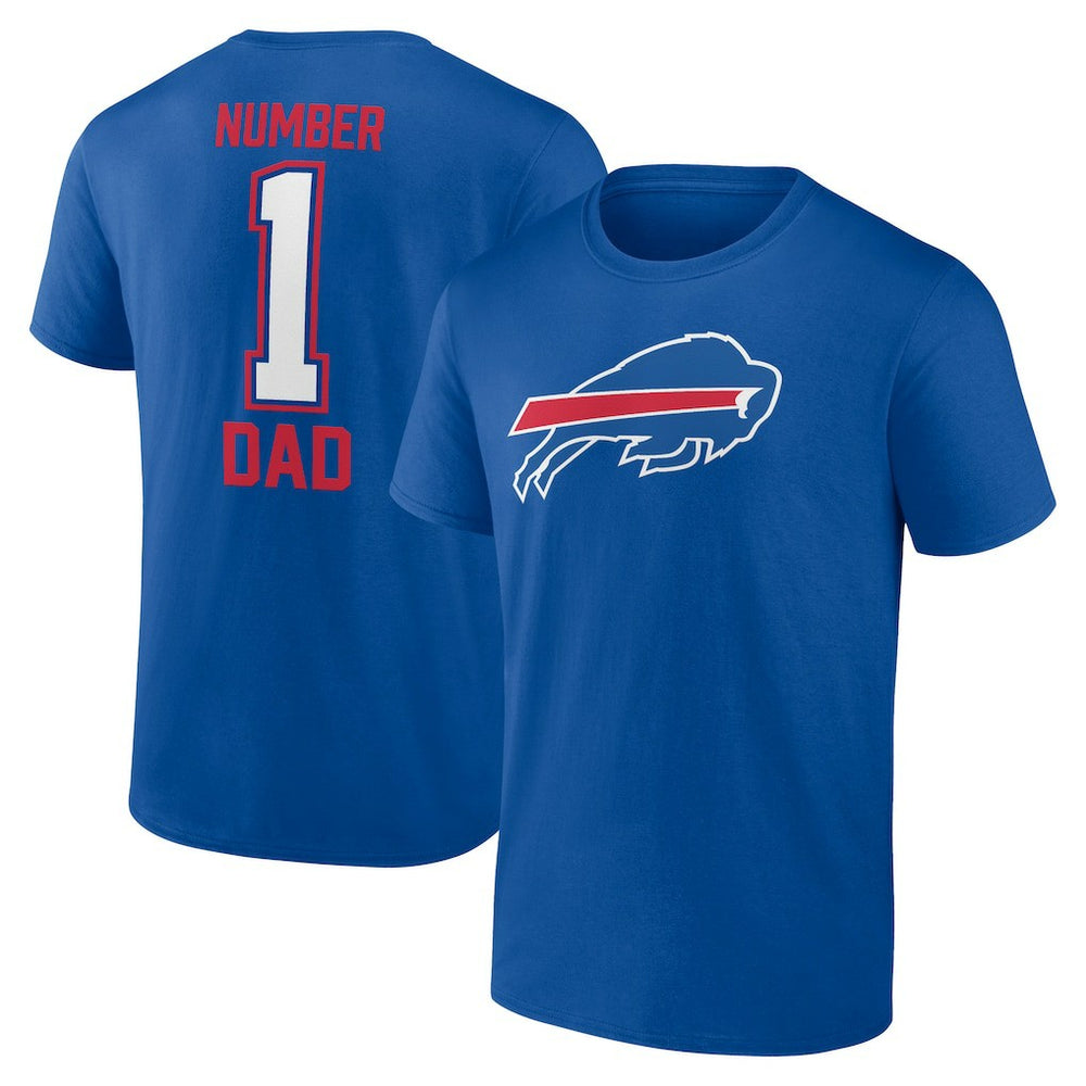 Buffalo Bills Father's Day #1 Dad T-Shirt - Royal - NFL