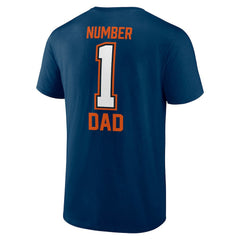 Chicago Bears Father's Day #1 Dad T-Shirt - Navy - NFL