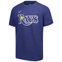 Junior Caminero Tampa Bay Rays Nike Youth Name & Number T-Shirt for sale
