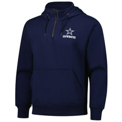 Dallas Cowboys Dunbrooke Unisex Defender Quarter-Zip Hoodie - Navy - NFL