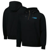 Carolina Panthers Dunbrooke Unisex Defender Quarter-Zip Hoodie - Black - NFL