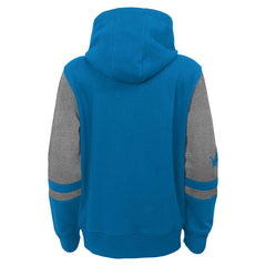 Detroit Lions Preschool Stadium Color Block Full-Zip Hoodie - Blue - NFL