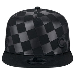 Chicago Cubs New Era Score Check 9FIFTY A-Frame Trucker Snapback Hat Outlet