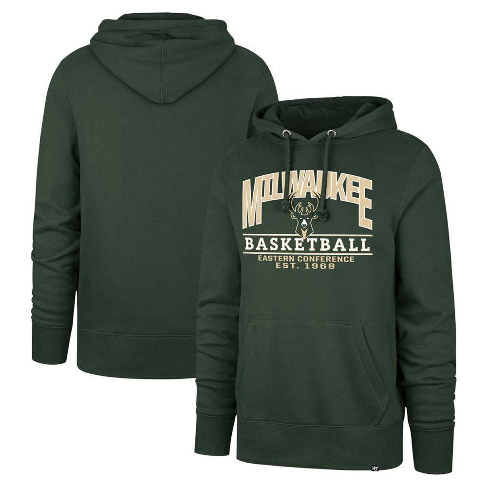 47 brand Milwaukee Bucks '47 Unisex Good Call Headline Pullover Hoodie Hunter Green