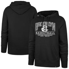 47 brand Brooklyn Nets '47 Unisex Good Call Headline Pullover Hoodie Black