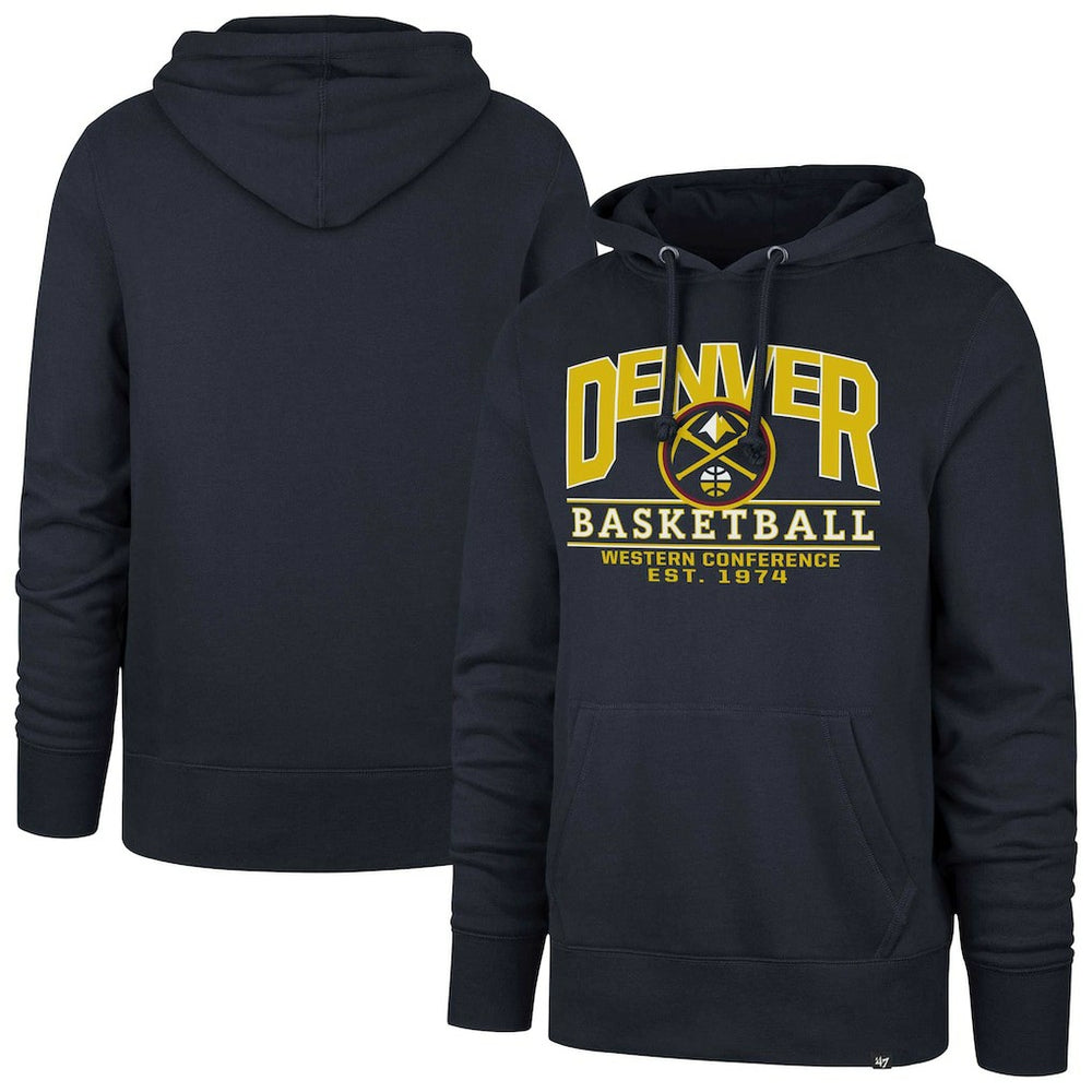 47 brand Denver Nuggets '47 Unisex Good Call Headline Pullover Hoodie Navy