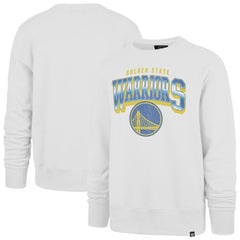47 brand Golden State Warriors '47 Spotlight Headline Pullover Sweatshirt White