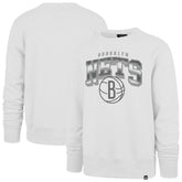 47 brand Brooklyn Nets '47 Spotlight Headline Pullover Sweatshirt White