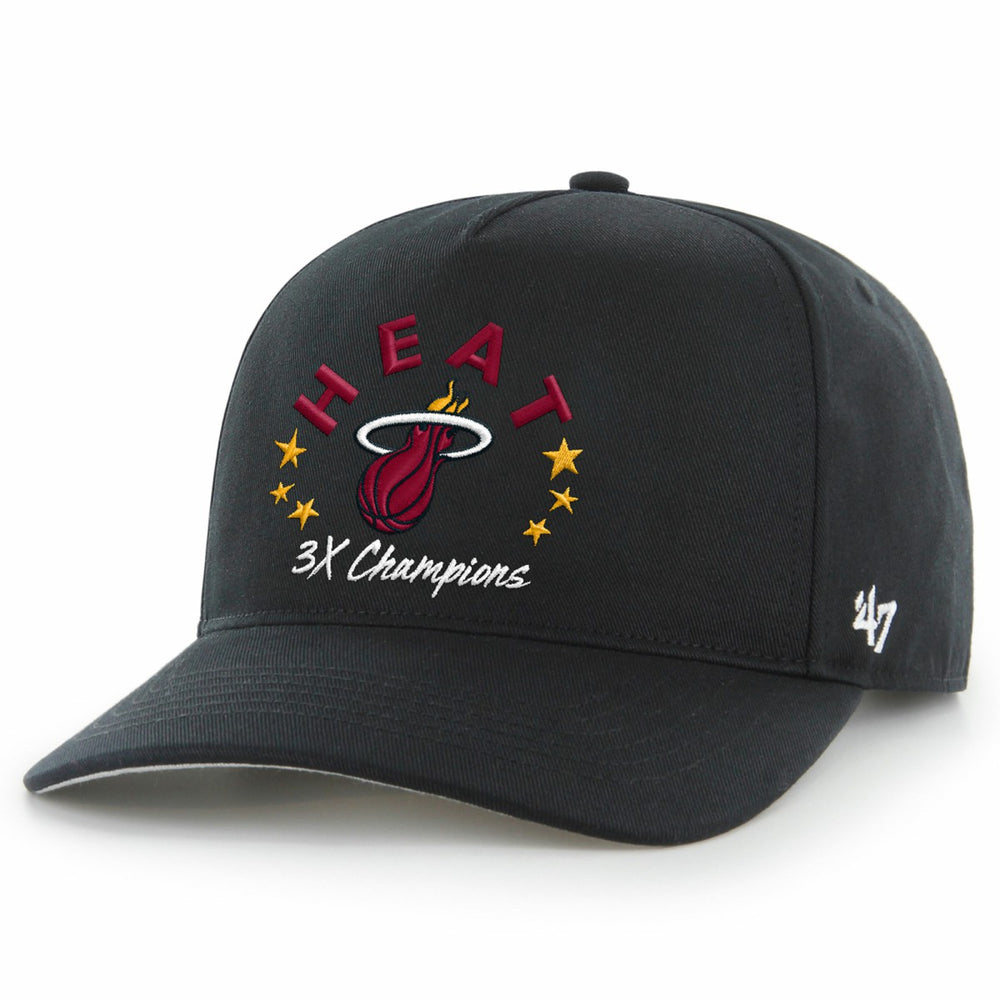47 brand Miami Heat '47 Champs Global Star Hitch Adjustable Hat Black