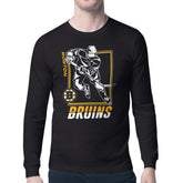Boston Bruins Starter Player Grid Long Sleeve T-Shirt - Black | NHL near me