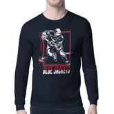 Columbus Blue Jackets Starter Player Grid Long Sleeve T-Shirt - Navy | NHL online