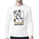 Vegas Golden Knights Starter Player Grid Long Sleeve T-Shirt - White | NHL Lifestyle