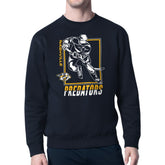 Nashville Predators Starter Player Grid Fleece Pullover Sweatshirt - Navy | NHL on sale