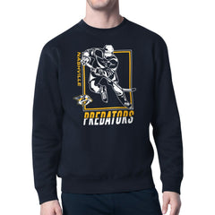 Nashville Predators Starter Player Grid Fleece Pullover Sweatshirt - Navy | NHL on sale