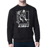 Los Angeles Kings Starter Player Grid Fleece Pullover Sweatshirt - Black | NHL on sale