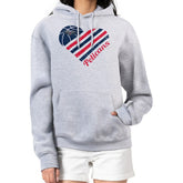 New Orleans Pelicans G-III 4Her by Carl Banks Women's Heart Pullover Hoodie - Heather Gray
