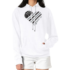 San Antonio Spurs G-III 4Her by Carl Banks Women's Heart Pullover Hoodie - White