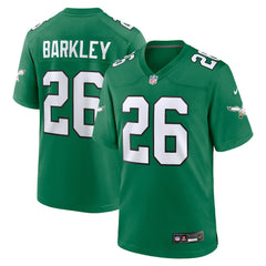 Saquon Barkley Philadelphia Eagles Alternate Game Jersey - Kelly Green - Nike