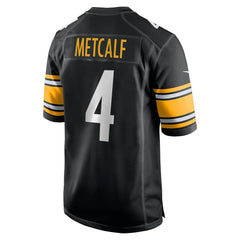 DK Metcalf Pittsburgh Steelers Game Player Jersey - Black - Nike