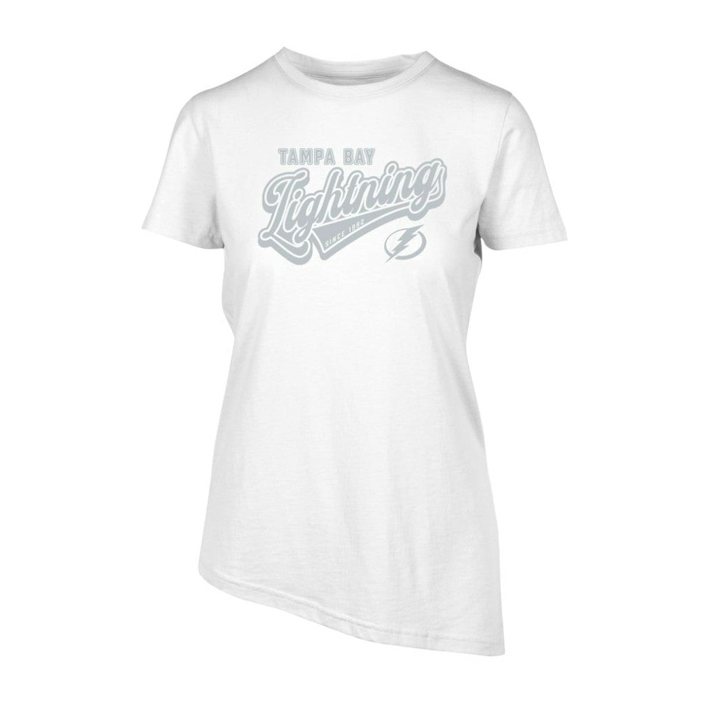 Tampa Bay Lightning Levelwear Women's Birch Sweep T-Shirt - White | NHL online