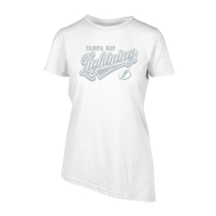 Tampa Bay Lightning Levelwear Women's Birch Sweep T-Shirt - White | NHL online