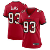 Eric Banks Tampa Bay Buccaneers Women's Game Jersey - Red - Nike