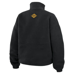 Pittsburgh Penguins WEAR by Erin Andrews Women's Polar Fleece Half-Zip Jacket - Black | NHL discount