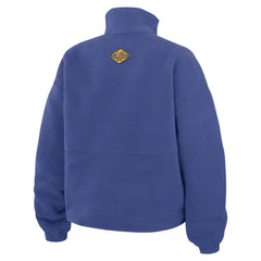 St. Louis Blues WEAR by Erin Andrews Women's Polar Fleece Half-Zip Jacket - Blue | NHL on sale