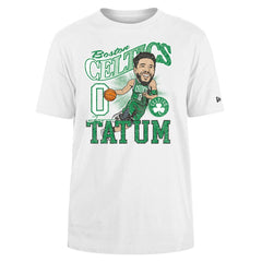 New Era Jayson Tatum Boston Celtics Caricature Player T-Shirt White