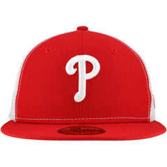Philadelphia Phillies New Era Team Color 59FIFTY Trucker Fitted Hat Discount