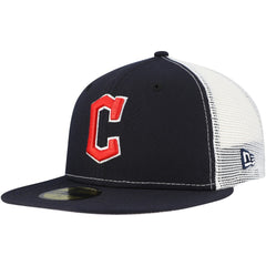 Cleveland Guardians New Era Team Color 59FIFTY Trucker Fitted Hat Discount