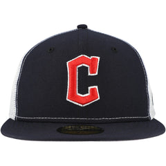Cleveland Guardians New Era Team Color 59FIFTY Trucker Fitted Hat Discount