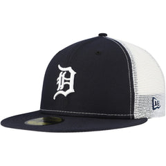 Detroit Tigers New Era Team Color 59FIFTY Trucker Fitted Hat for sale