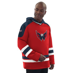 Washington Capitals Starter Hockey Pullover Hoodie - Red/Navy | NHL Clearance
