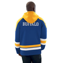 Buffalo Sabres Starter Hockey Pullover Hoodie - Royal/Gold | NHL sale