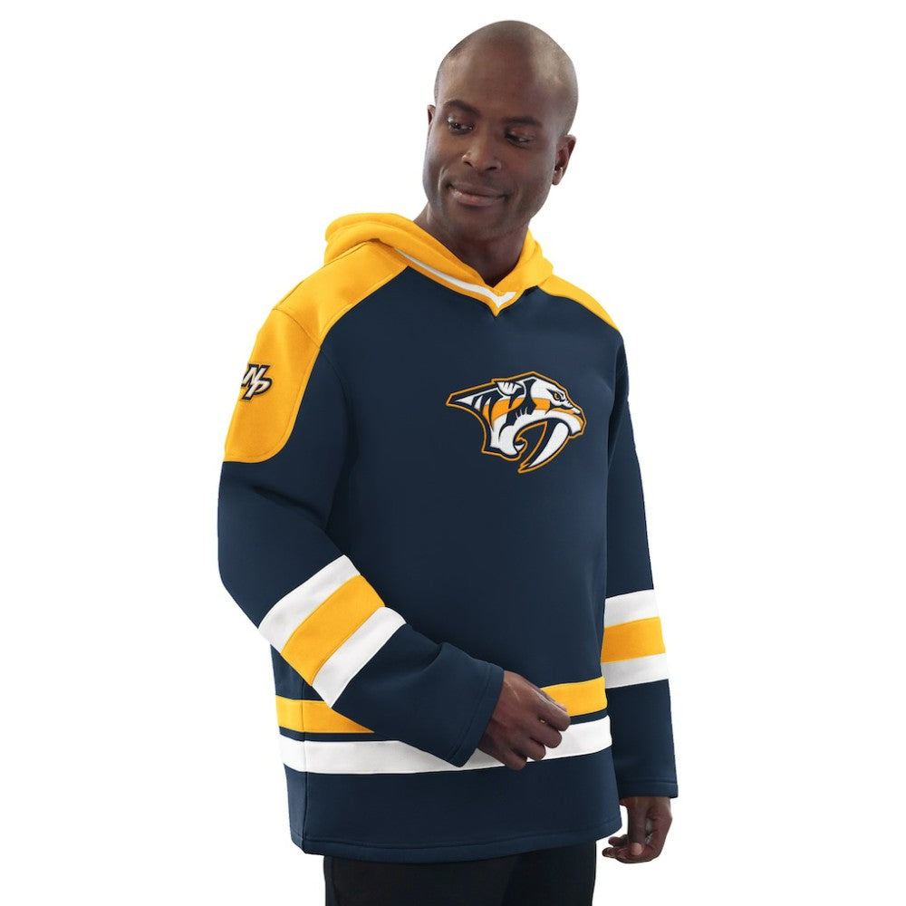 Nashville Predators Starter Hockey Pullover Hoodie - Navy/Gold | NHL near me