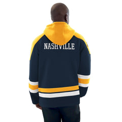 Nashville Predators Starter Hockey Pullover Hoodie - Navy/Gold | NHL near me