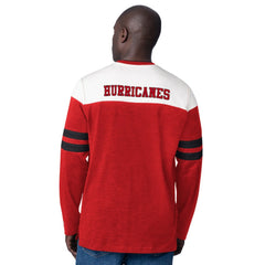 Carolina Hurricanes Starter Blitz Durene Long Sleeve T-Shirt - Red | NHL online